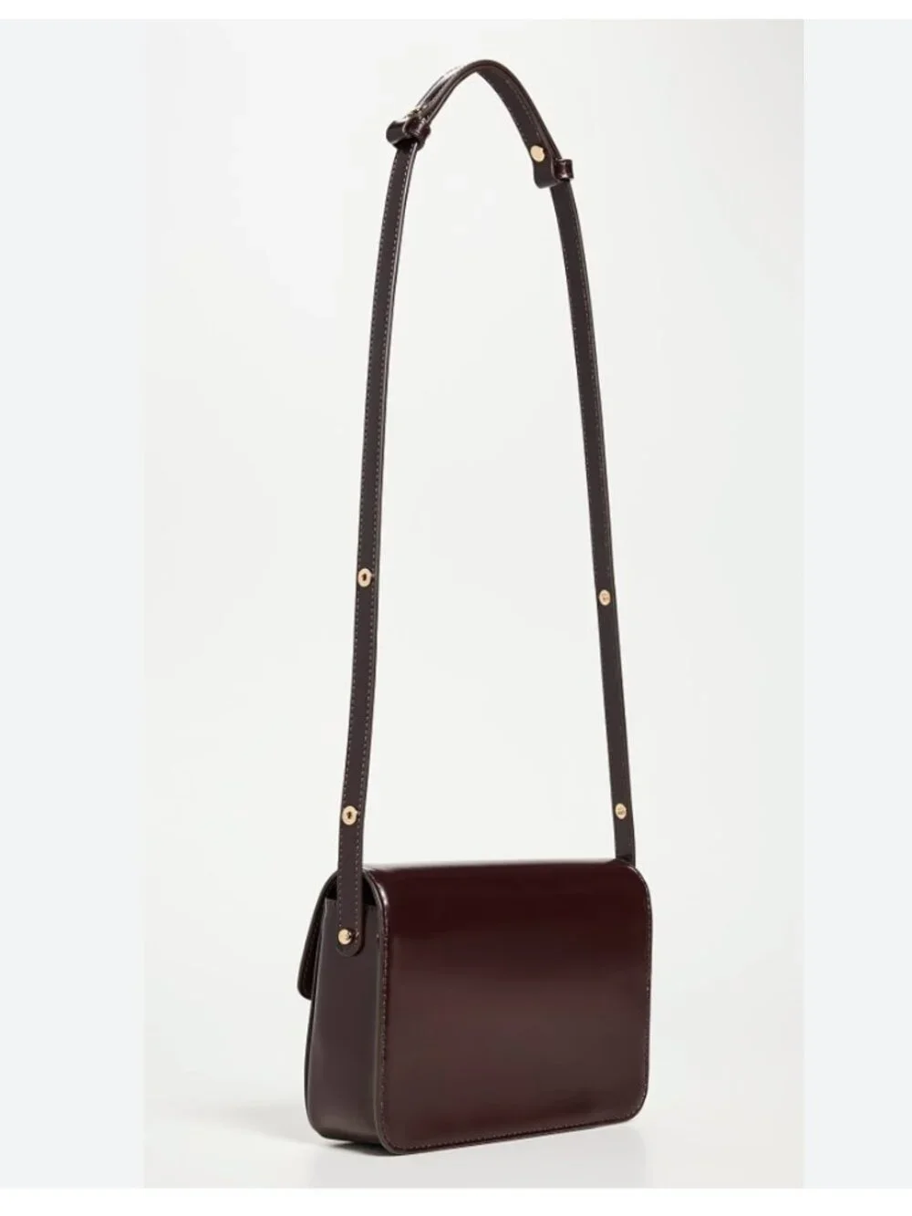 TORY BURCH Robinson Spazzolato Shoulder Bag, Tempranillo